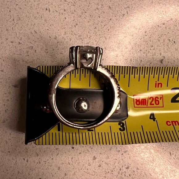 Round Cushion Cut Double Band Crystal Cocktail Ring 💍 - Picture 14 of 16